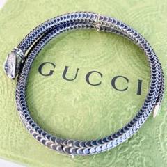 GUCCI グッチ ガーデン スネーク バングル ブレスレット S85