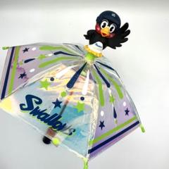 ヤクルトスワローズ 傘マスコット（つば九郎）＆応燕ミニチュア傘（キラキラ花火）