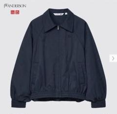 【新品・タグ付】ユニクロ　JWアンダーソン ブルゾン　パーカー　ネイビー　M 新品・一部店舗】ユニクロ JWアンダーソン コットンリバーシブル