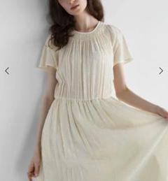 ☆新品、タグ付き☆ Ample 楊柳ドビードットワンピース ヤマダヤのサムネイル