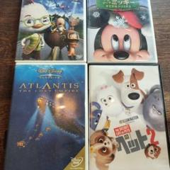 アニメ　映画 DVDセット　ディズニー　ペット2 アトランティス　チキン・リトル
