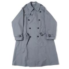 新品未使用　オーラリー　AURALEE ビッグトレンチコート　グレー　Lサイズ AURALEE オーラリー 20SS FINX POLYESTER BIG TRENCH COAT