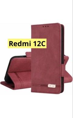 Redmi 12C WJCK レッド 手帳型ケース