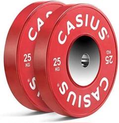 最終値下CASIUS カシウス バーベルプレート バンパープレート25kg2枚組 最終値下CASIUS カシウス バーベルプレート バンパープレート