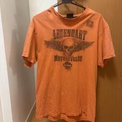 Harley-Davidson オレンジ Tシャツ