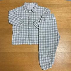 無印良品 脇に縫い目のない ニ重ガーゼパジャマ 90~100
