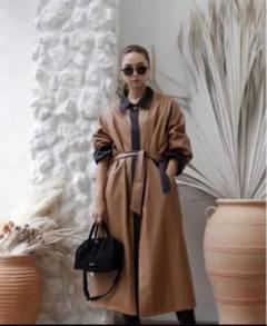 room306contemporary新品未使用ロングコート room306 CONTEMPORARY / Big Collar Trench Coat