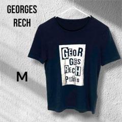 ジョルジュレッシュ　半袖　Uネック ロゴ　プリント　Tシャツ　カットソー