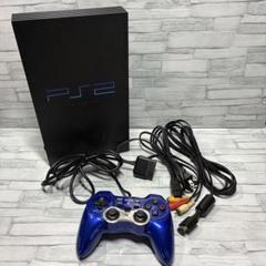 PlayStation2 本体 SCPH-30000 青コントローラー