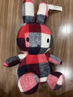 nijntje miffy チェック柄ぬいぐるみ
