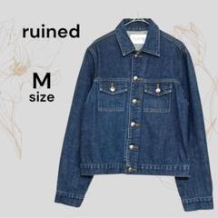 ruone レディース Gジャン Mサイズ デニムジャケット