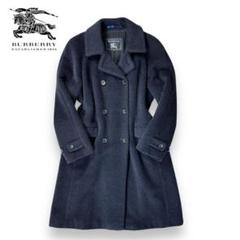 【美品】Burberry バーモヘヤ ウール ダブル チェスターコート 42 美品】Burberry バーモヘヤ ウール ダブル チェスターコート 42