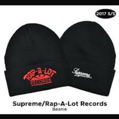supreme rap a lot records 17ss ニット帽