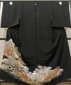 未仕立て品&黒留袖【正絹 和装小物 着物 振袖 留袖 和装 訪問着 西陣織】