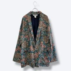 3点¥10,000 ビンテージ 古着 卸 レトロ USA製 花柄 ジャケット