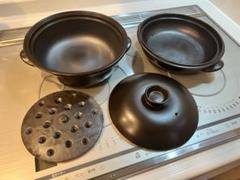 【数回使用】磁性鍋　Lサイズ　4点セット 数回使用】磁性鍋 Lサイズ 4点セット - メルカリ