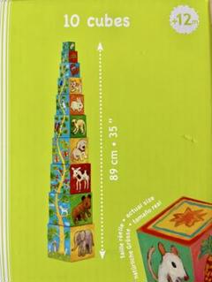 DJECO ジェコ 10マイフレンド ブロックス スタッキング キューブ