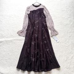 「新品未使用タグあり」（ANDRESD）オケージョンドレス 新品未使用】ANDRESD アシンメトリータックドレス オケージョン