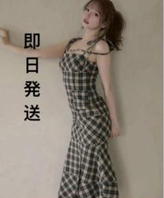 andmary アンドマリー Cecily check long dress アンドマリー ANDMARY Cecily check long dress タグ付き