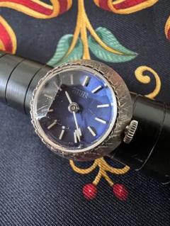 シチズン☆手巻き☆リングウォッチ☆カットガラス☆アンティーク時計 CITIZEN RING WATCH (シチズン リングウォッチ) カットガラス
