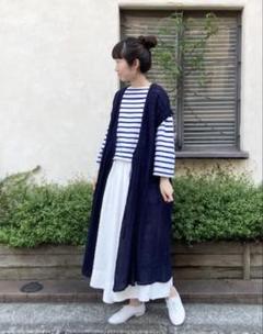 nest Robe　リネンツイストスリーブ前開きワンピース　ネストローブ 楽天市場】【2020/AW】 ネストローブ nest Robe リネンツイスト