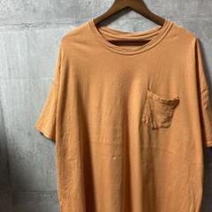 Tシャツ 90s 00s ヴィンテージ Y2K ポケT 無地 ボロ 夏 H514