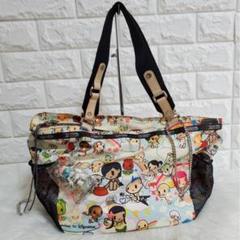 tokidoki レスポートサック チャーム付 トートバッグ LeSportsac レスポートサック tokidokiドキドキ コラボ 新品タグ
