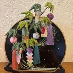 つまみ細工＊ちりめん細工＊七夕飾り＊和盆⑧ - メルカリ