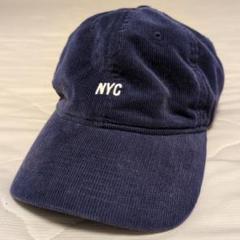 URBAN RESEARCH NYC コーデュロイキャップ ネイビー