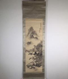 中国近代劉奎龄作犬図肉筆絵激安骨董品掛け軸 AK2180A9-2