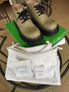 BOTTEGA VENETA カーキワークブーツ　37 2025年最新】BOTTEGA VENETA ブーツ 37の人気アイテム - メルカリ