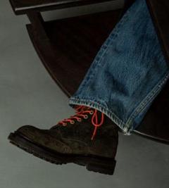 チ*ね様 Quilp by Tricker's 赤 スエード ドレスシューズ ドレスシューズ クイルプトリッカーズ SUN kakke メリージェーン