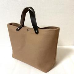 ハンドメイド　トートバッグ【富士金梅帆布8号】　他にはない綺麗なカラーです‼️