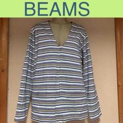 値下げ!E1 ★BEAMS リバーシブル綿ジップアップジャケット