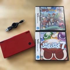 ニンテンドーDS 赤 本体とゲームソフト2つ