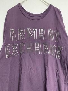 Armani Exchange A|X Tシャツ Lサイズ パープル