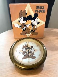 ミッキーマウスとミニーマウス壁掛け時計