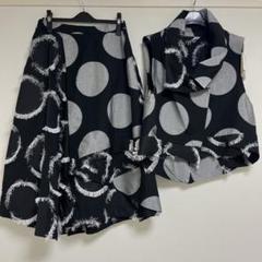 ✴︎日本製✴︎美品✴︎クリーニング済み✴︎芽風 センソユニコ ロングジレ　シルバーグレー 2025年最新】芽風 ベストの人気アイテム - メルカリ