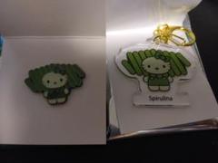 スピルリナ キティ　大阪関西万博　日本館 ピンズ　キーホルダー