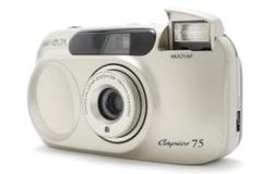 MINOLTA コンパクトフィルムカメラ Capios 75 メール便無料】 Capios MINOLTA 75 フィルムカメラ専門店