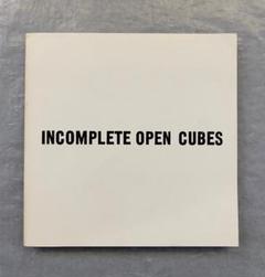 希少）ソル・ルウィット Incomplete Open Cubes の初版本。 最新 希少）ソル・ルウィット Incomplete の初版本。｜本 Cubes