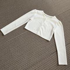 【ティアクラッセ】カーディガン　ボレロ　白