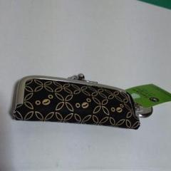 Suica ペンギン 印伝 印鑑ケース がま口 キーホルダー