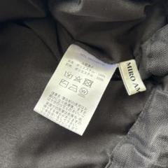 ミロアミュレット　チュールフリルスカート ブラック