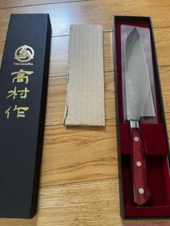高村刃物製作所　三徳包丁　SG2粉末ハイス鋼　赤洋柄170mm 高村刃物製作所 三徳包丁 SG2粉末ハイス鋼 赤洋柄170mm - メルカリ