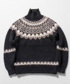 BATONER ブラック タートルネック ニット Batoner / Cashmere Fox Unique Turtleneck | Dresswell（ドレス