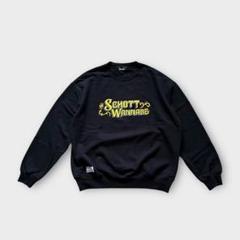 【美品】 NEIGHBORHOOD Schott スウェット 黒 NEIGHBORHOOD x Schott featuring Kostas Seremetisが11/25 発売