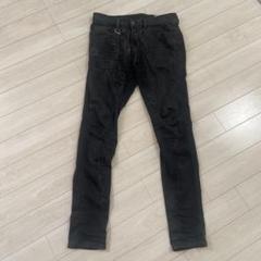 d.i.a ブラック スキニーデニム ダメージ加工 Diesel スキニーデニム ブラック ダメージ加工 - メルカリ