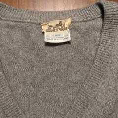 エルメス、Vネックカシミヤニット、Ballantyne エルメス、Vネックカシミヤニット、Ballantyne - メルカリ