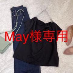 美品◆アーバンリサーチロッソ◆ネックリボンリネンブラウス